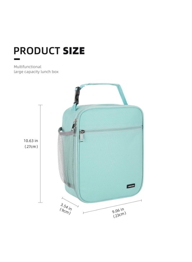 نيبمينينت حقيبة غداء معزولة للرجال والنساء، مربع غداء، حقيبة غداء للعمل والنزهات والسفر - Image 2
