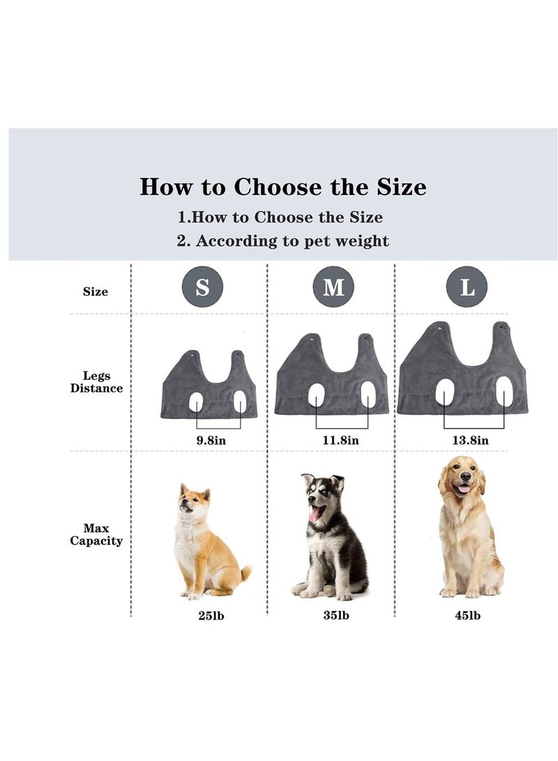 SYOSI Dog Grooming Hammock Nail Trimming Helper Dog Grooming Harness Multifunctional Restraints for Small Medium Large Dogs and Cats Bathing Washing Grooming and Trimming Nails - Image 4