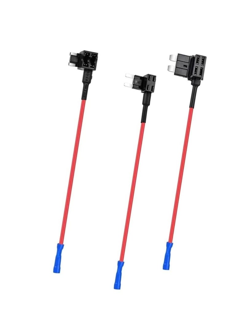 Generic 3 Types 12V Add-A-Circuit Fuse Tap Adapter Fuse Holder For Cars Trucks Boats  - Image 1