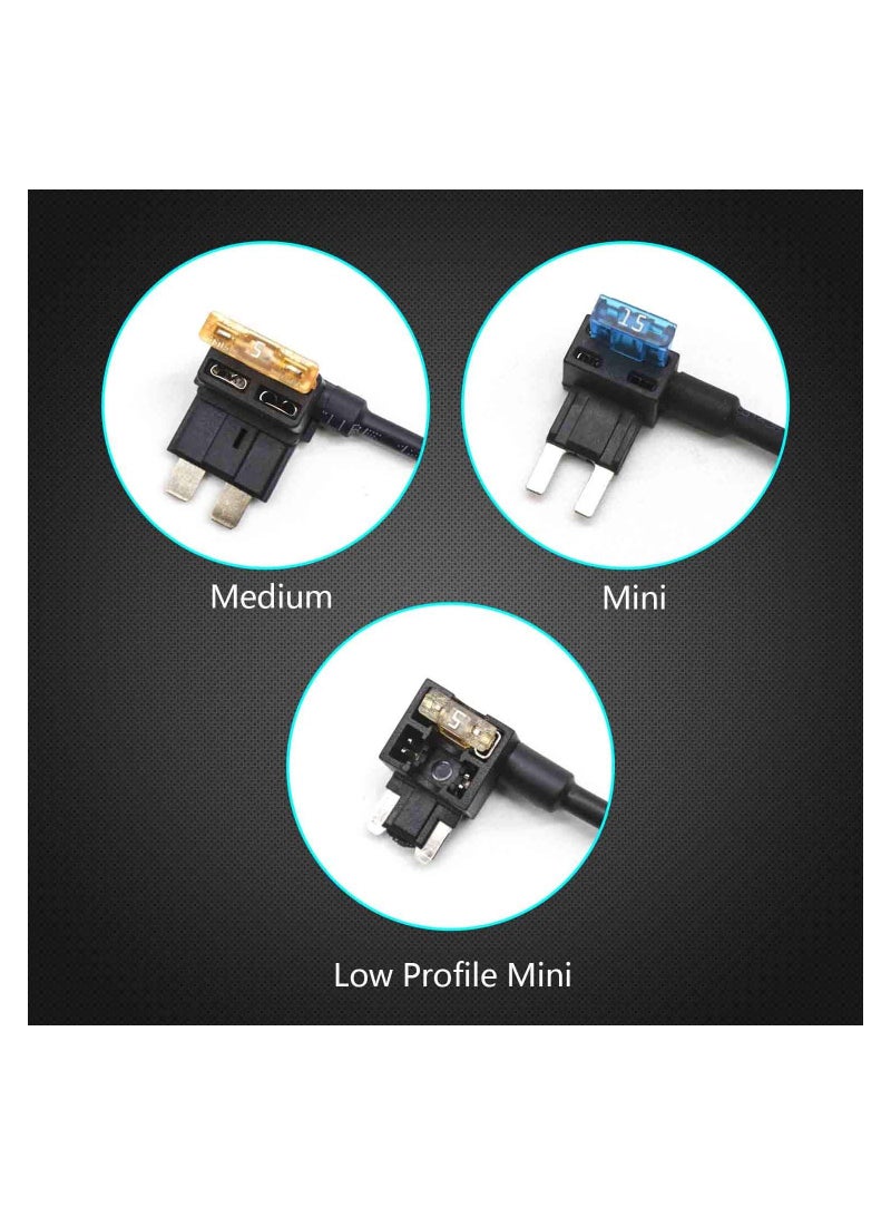 Generic 3 Types 12V Add-A-Circuit Fuse Tap Adapter Fuse Holder For Cars Trucks Boats  - Image 3