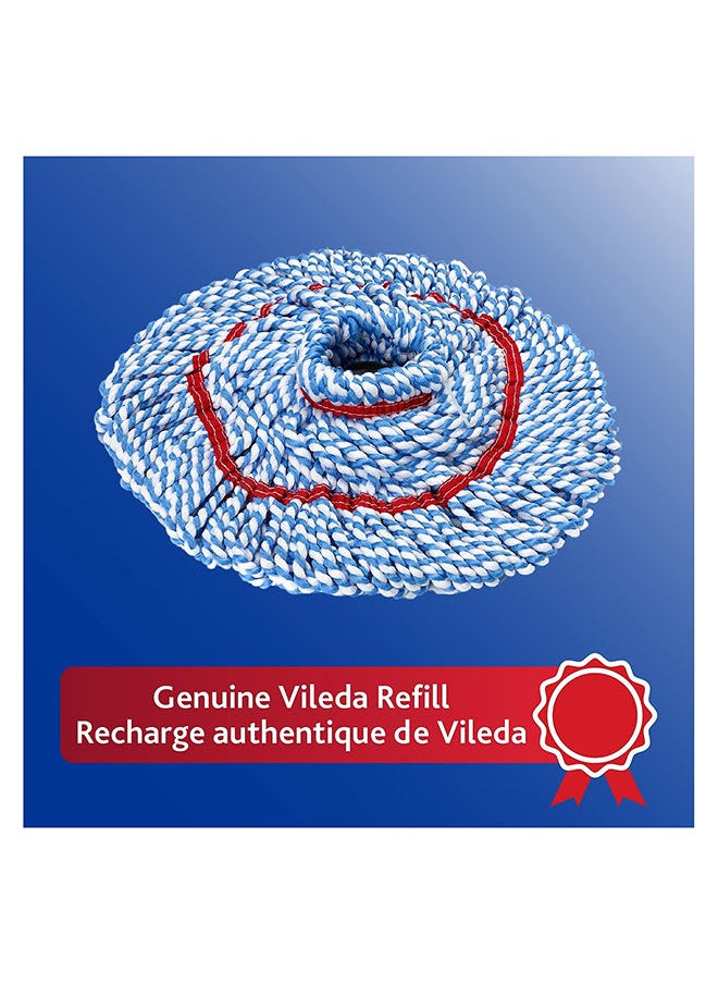 Vileda - Vileda MicroTwist Maxi Mop Refill, Remove 99% Bacteria, Buffing Pad, Twist Wringing, Microfiber, Multi-purpose - Image 1