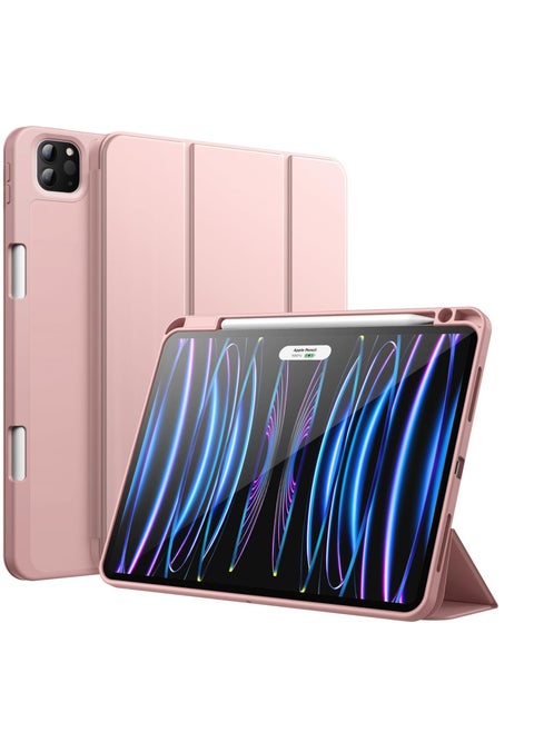 iPad Pro 11 Case with Pen Holder, Support 2nd Pen Charging, Slim Tablet Cover Soft Back Auto Sleep-Wake Function