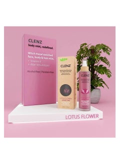 Clenz Moisturizing & Fragrance Mist for Face, Body, & Hair Lotus Flower - 150 ml - pzsku/Z0765707562A3B8EBC8A2Z/45/_/1740333246/af5be1b1-dcef-49b4-a234-f3a2d45f0d9e