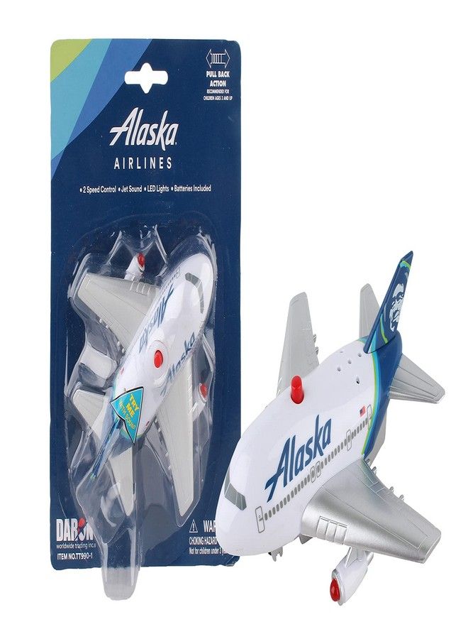 Daron Pullback Alaska Airlines Toy with Light and Sound - Image 3