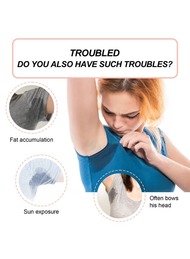 30 Pieces of Underarm Sweat-absorbent Pads Comfortable Antiperspirant Patches Long-lasting and Effective Anti-sweat - Image 2