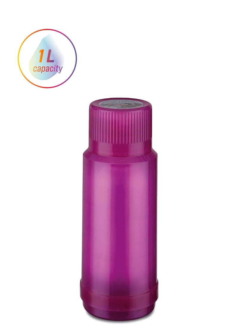 ROTPUNKT - 1L Thermos Flask  Premium German-Made Vacuum Insulated Bottle with Lid/Cup - Image 1