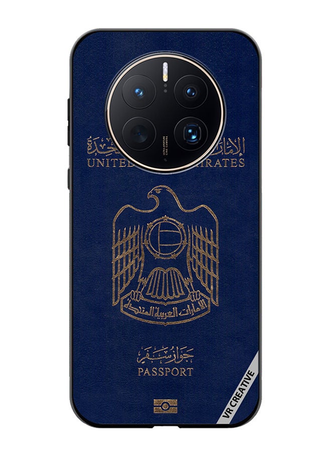 VR CREATIVE Protective Case Cover For Huawei Mate 50 Pro Uae Passport Design Multicolour - Image 1