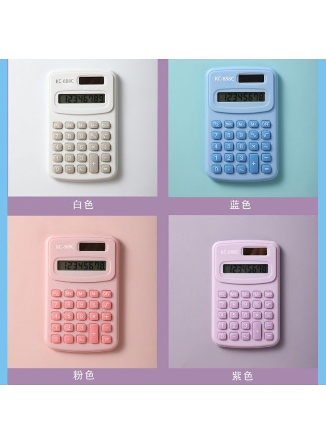 Minimalist Solid-color Mini Calculator, High-appearance Candy-colored Series, Portable Office Computer For Students