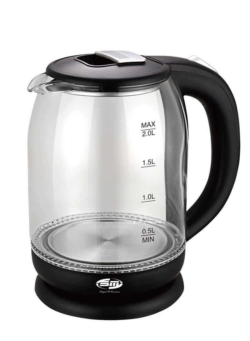 Bm CORDLESS ELECTRIC KETTLE GLASS - Image 1