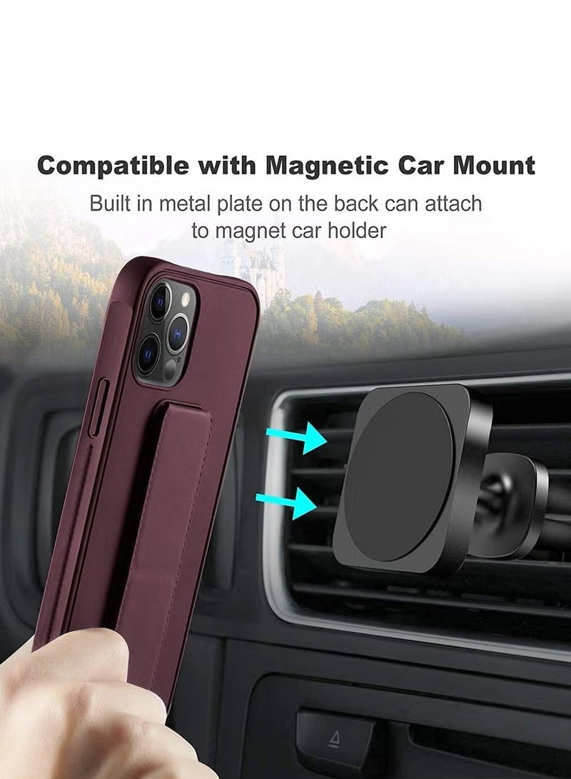 TIGER Apple iPhone 15 Pro Max TPU Rubber Silicone Hand Grip Protective Phone Case Cover (MCGHSN) – maroon, Slim Shockproof Design, Anti-Slip Grip, Full Edge Protection, Durable Flexible Material, Precise Cutouts for Camera and Ports, Premium Soft-Touch Case - Image 3