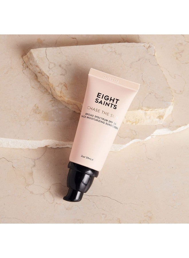 Eight Saints Chase The Sun Broad Spectrum Spf (30) Face Moisturizing Sunscreen, Natural And Organic Mineral-Base Sun Protection Daily Face Moisturizer, 2 Ounces, New Formula - Image 2