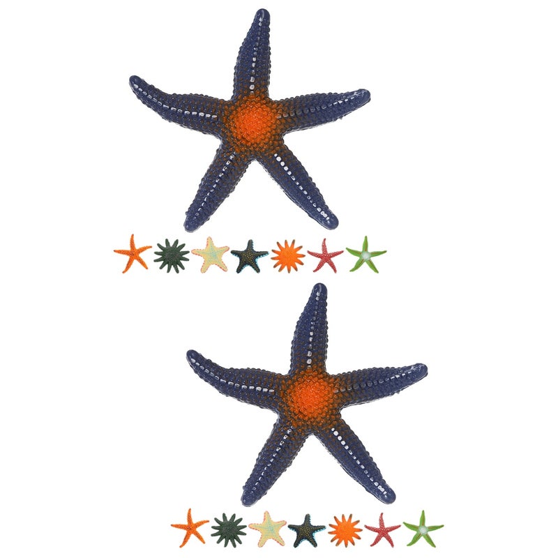 16 Pcs Sea Star Decoration Beach Themed Artificial Sea Star Prop Models Ornament - Image 1