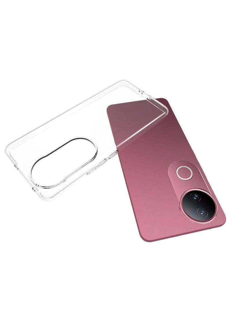 URBBKING Soft Flexible TPU Anti-Shock Slim Transparent Back Cover For vivo V50 5G - Image 4