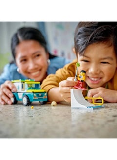 LEGO City Emergency Ambulance & Snowboarder 60403 Building Toy Set (79 Pieces)  - Image 3