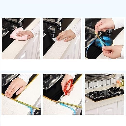 MISSLO 1 PCS Caulk Strip Self Adhesive, Caulk Tape Sealant Strip Waterproof, Decorative Gap Sealing Tape for Bathroom, Kitchen, Caulk Tape Sealant Strip Waterproof - Image 2