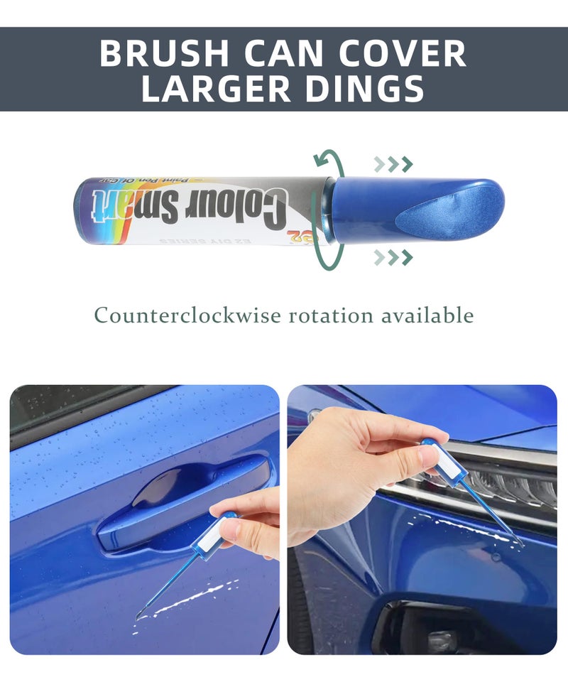 VARGTR Touch Up Paint Pen for Cars,Car Scratch Repair Pen,Car Accessories Car Touch Up Fill Paint Pen,Car Remover Scratch Paint Pen,Automotive Touch Up Paint for Erase Car Scratches (Blue) - Image 3