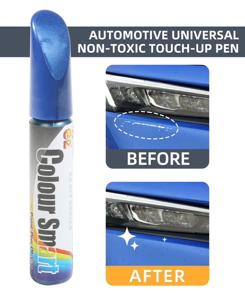 VARGTR Touch Up Paint Pen for Cars,Car Scratch Repair Pen,Car Accessories Car Touch Up Fill Paint Pen,Car Remover Scratch Paint Pen,Automotive Touch Up Paint for Erase Car Scratches (Blue) - Image 2