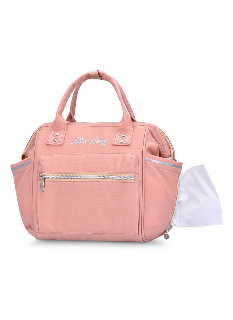 Little Story - Ace Diaper Bag - Pink - Image 1