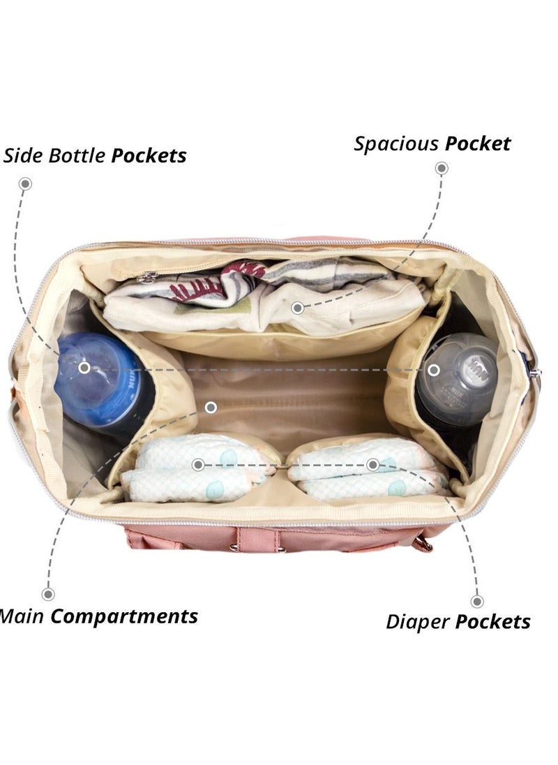 Little Story - Ace Diaper Bag - Pink - Image 1