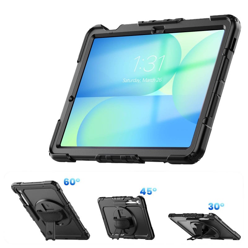 DGG حافظة آيباد متوافقة مع عدة موديلات آيباد باللون أحمر باللون الأحمر iPad - Image 4