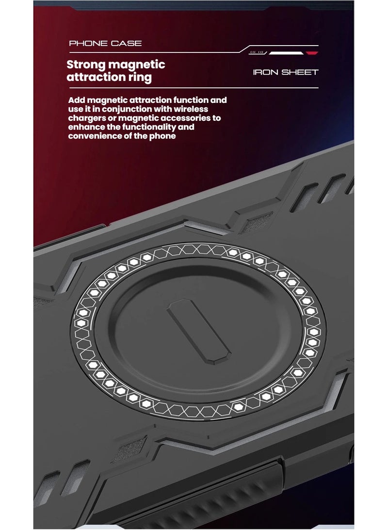 general Honor 400 Pro 5G Case, Drop Protection Shockproof Slim Heat Dissipation Double Layer Magnetic Wireless Charging Protective Phone Case Honor 400 Pro 5G - Image 3
