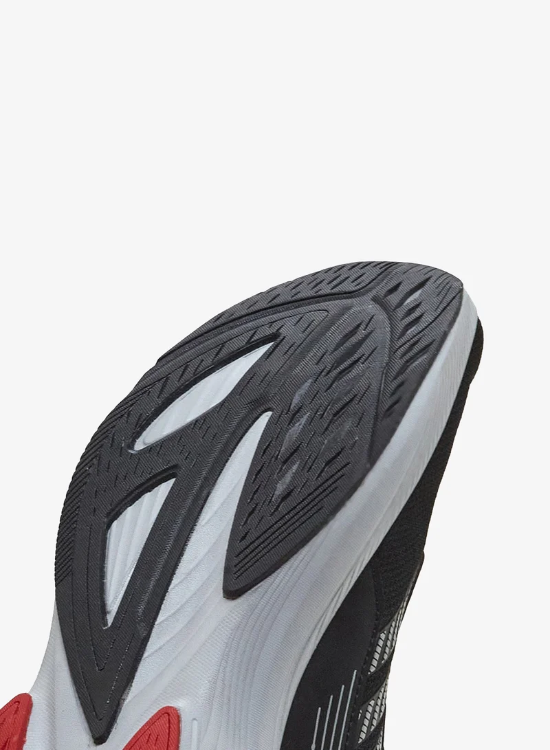 CAMPUS Blk/Red Men’s Sneakers – Sleek Line Pattern Design with Modern Sporty Aesthetic for Men | Best Price UAE