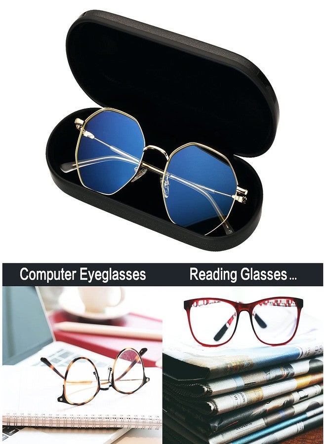 Vemiss Hard Shell Eyeglasses Case Lightweight Portable Case for Women,Men (B-Black) - Image 2