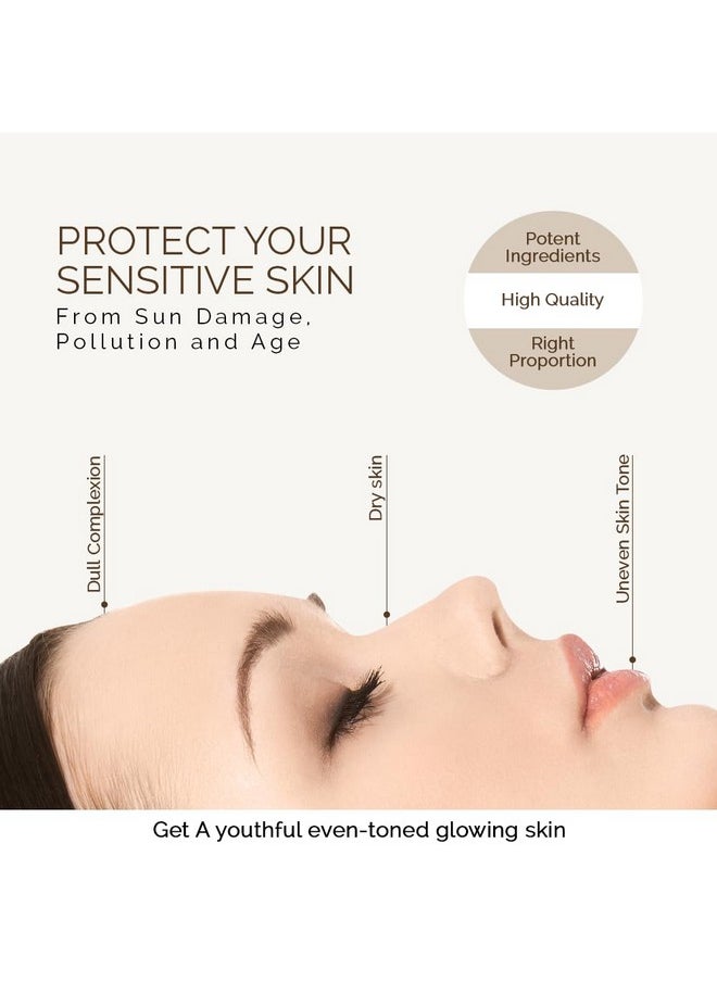 PARAMA NATURALS - Turmeric All Day Lite Moisturizing Face Oil 5Ml For Skin Brightening & Radiant Glow Antiaging Nongreasy Oil Sensitive & Acneprone Skin. - Image 1