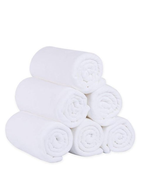 Bath Towel, Microfiber Bath Towels Set 6 Pack (30cmx 60cm) - Extra Large Absorbent, Quick Drying Microfiber Towel Used as Fitness Towel, Sports Towel, Yoga Towel