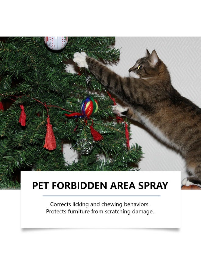 YEGBONG Pet Forbidden Area Spray, Citrus Cat Repellent Spray - 100ml Natural Anti-Scratch Deterrent for Furniture, Sofas  Restricted Areas, Orange-Scented Training Spray to Keep Cats Away (Pet-Safe Formula, - Image 3