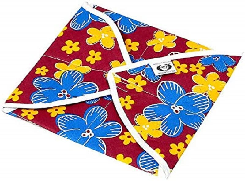 Cotton Square Roti Cover to Keep Roti/Chapati Fresh (Assorted)  - Image 1