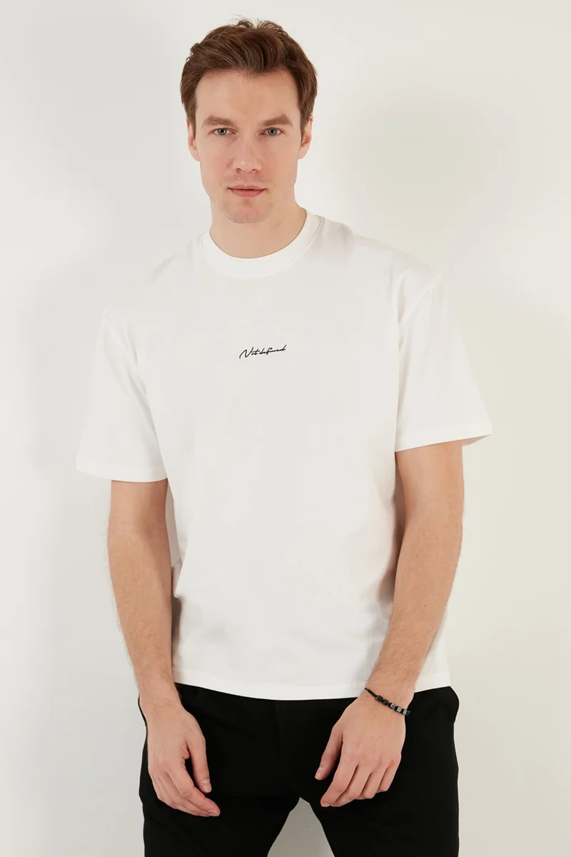 Buratti Cotton Relaxed Fit Crew Neck T Shirt Men's T Shirt 5902702