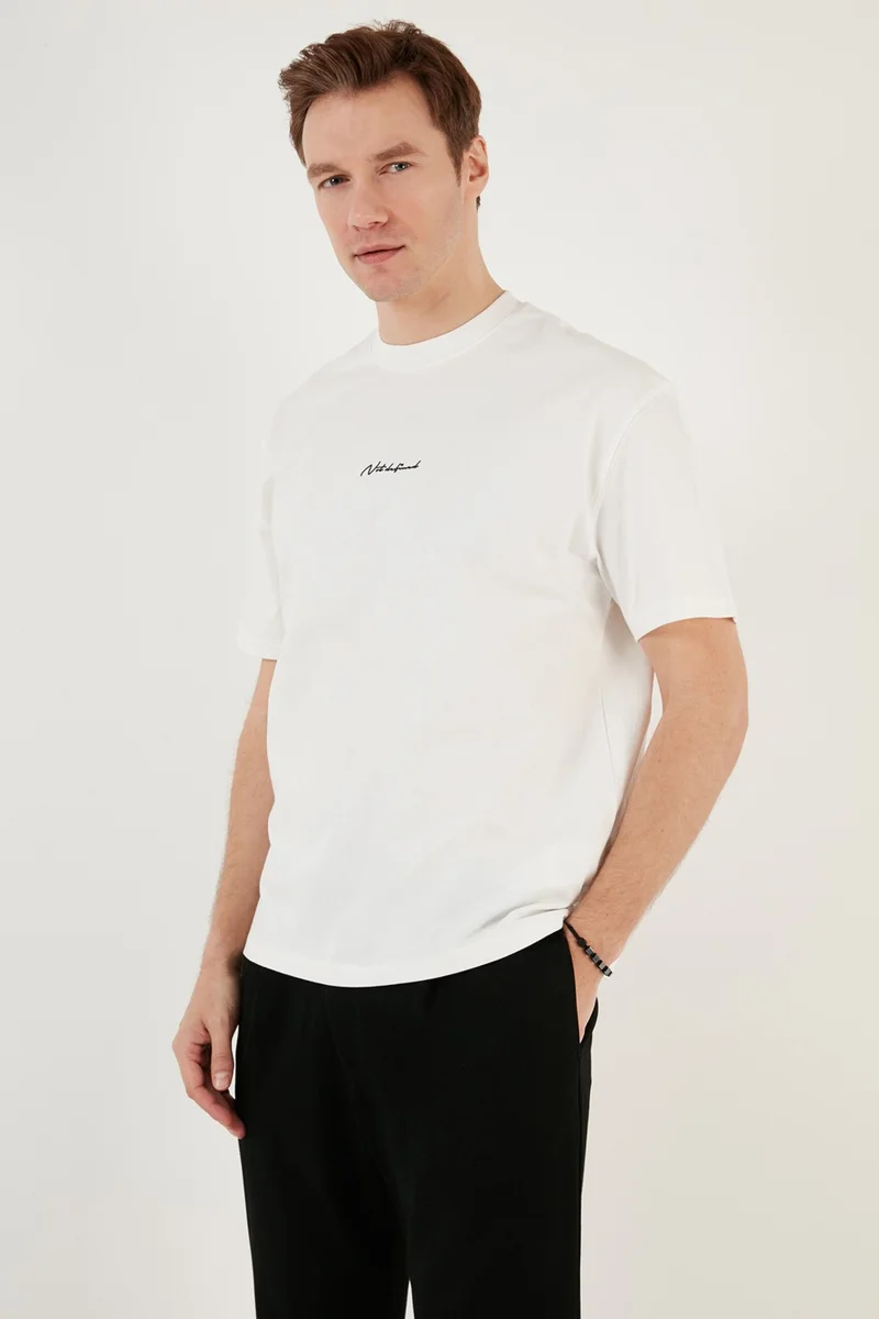 Buratti Cotton Relaxed Fit Crew Neck T Shirt Men's T Shirt 5902702
