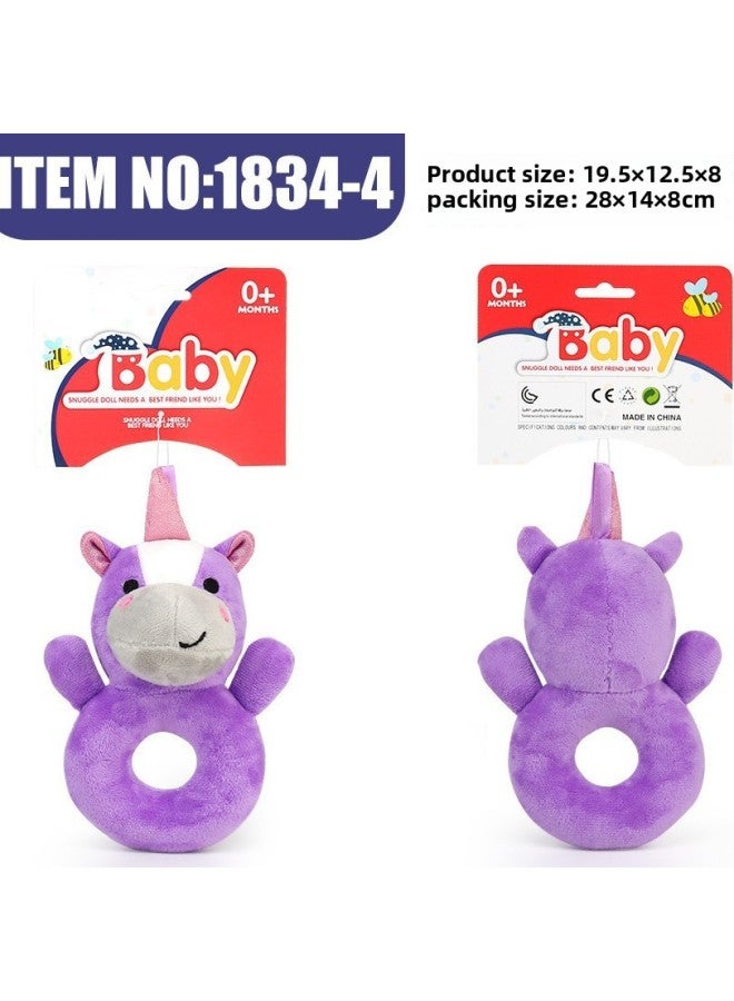 Cartoon Creative Animal Hand Rattle Bell Toy Hand Ring Hand Stick Sound Bell Baby Baby Comfort Hand Doll Toy-Color:1834-4(30CM)-Specifications:20cm-32cm  - Image 5