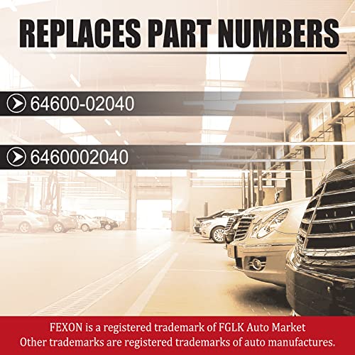 FEXON Trunk Latch Door Lock Actuator Assembly Replacement for 2009-2013 Toyota Corolla Luggage Compartment 64600-02040 - Image 3