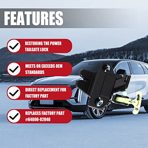 FEXON Trunk Latch Door Lock Actuator Assembly Replacement for 2009-2013 Toyota Corolla Luggage Compartment 64600-02040 - Image 2