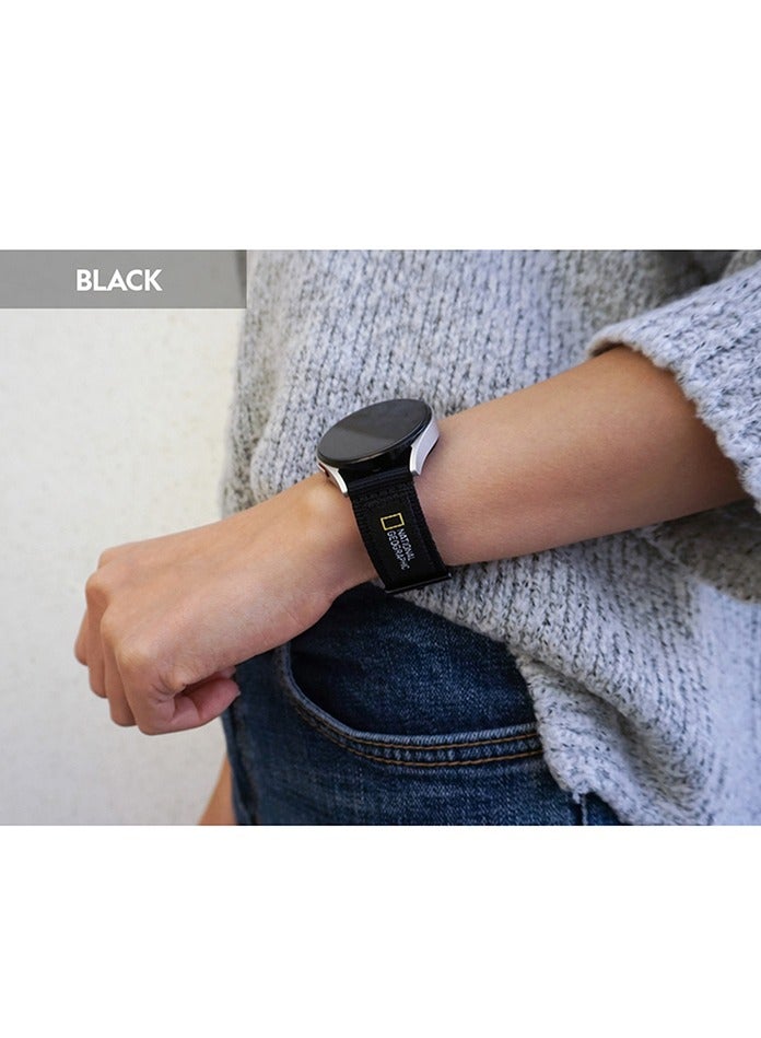 National Geographic Smart Watch Nato Strap 20mm Galaxy Watch - Green - Image 1