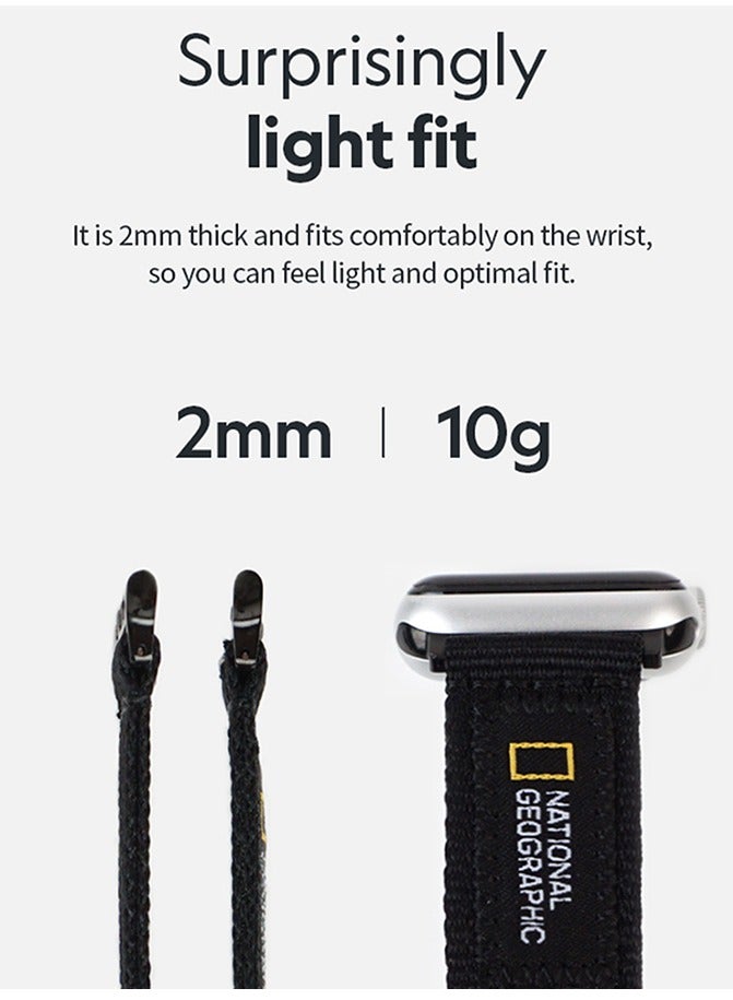 National Geographic Smart Watch Nato Strap 20mm Galaxy Watch - Green - Image 4