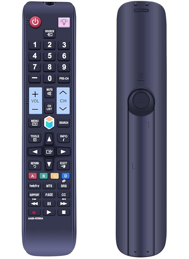 erorex - Aa59 00580A Replacement Remote Control Fit For Samsung Led Hdtv Tv Pn51E8000 Pn60E8000 Un40Es6100F Un40Es6150F Un46Eh5300 Un46Es6100 Un46Es6150F Un46Es7500 Un46Es. 8 000 - Image 1