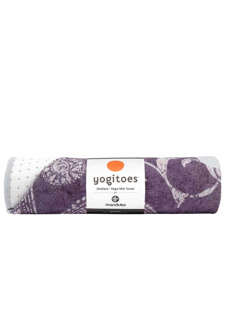 Manduka YOGITOES SKIDLESS MAT TOWEL 2.0 GEIJA PURPLE STANDARD  - Image 1