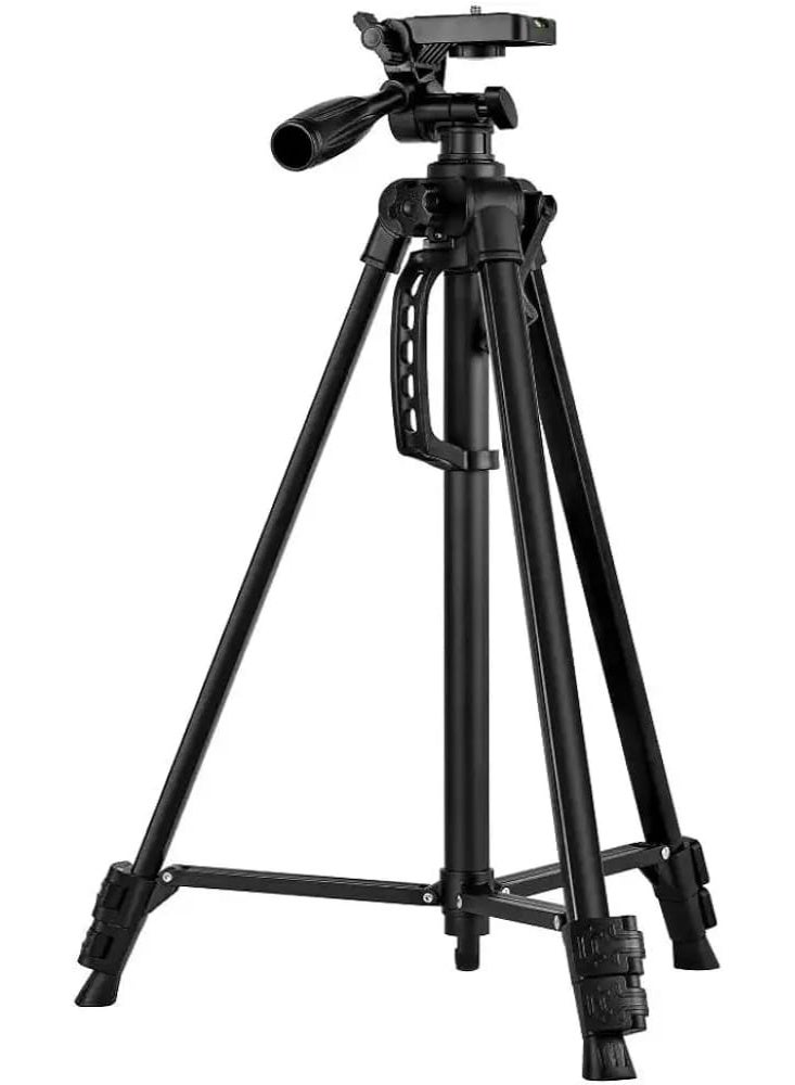 حامل كاميرا ثلاثي القوائم 3366 برأس دوار 360 درجة أفقيًا ورأسيًا - لكاميرات DSLR - Image 1