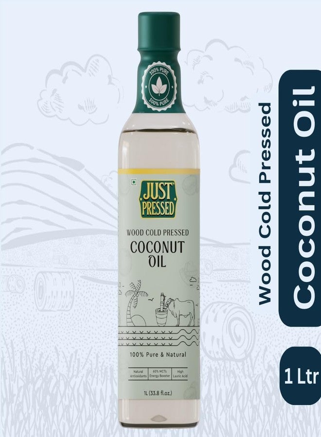 Just Pressed Combo Pack Of Coconut Oil (1000ml) Each | Wood Cold Pressed (Kacchi Ghani) | Multipurpose Oil, Edible Oil Extracted on Wooden Churner (Pack Of 1) - Image 3