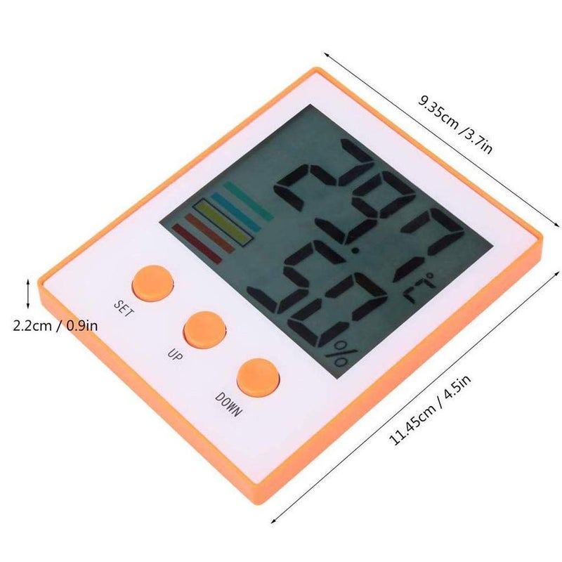 Digital Indoor Thermometer Hygrometer with Humidity Guage Accurate Temperature Monitor Meter for Home, Office, Greenhouse - Image 3