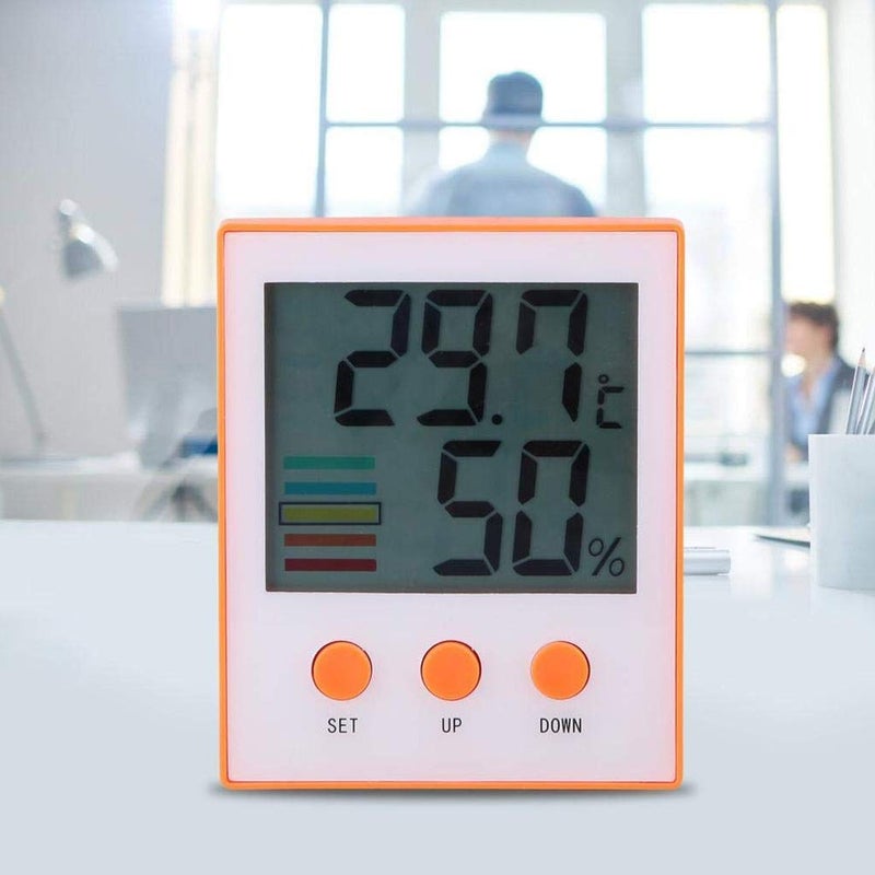 Digital Indoor Thermometer Hygrometer with Humidity Guage Accurate Temperature Monitor Meter for Home, Office, Greenhouse - Image 2