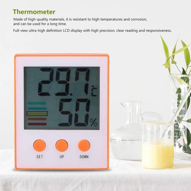 Digital Indoor Thermometer Hygrometer with Humidity Guage Accurate Temperature Monitor Meter for Home, Office, Greenhouse - Image 4
