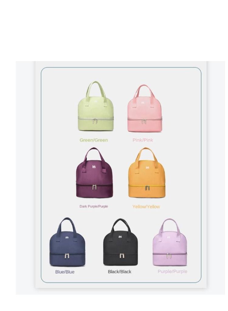 XiuWoo Lunch Bag Bento Bag, Thickened Thermal Insulation Refrigerated Tote Box Carrying for Students Ladies Men Picnic Work Outdoor - Image 2