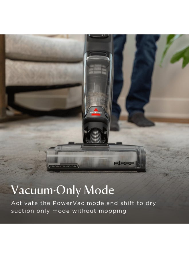 Bissell Omniforce Edge 4000E – Cordless Wet & Dry Vacuum Cleaner- Powerful Suction for Dry Cleaning with PowerVac Mode & ZeroGap Technology for Cleaning precision | 660 ml 64.75 W 4000E Grey - Image 4