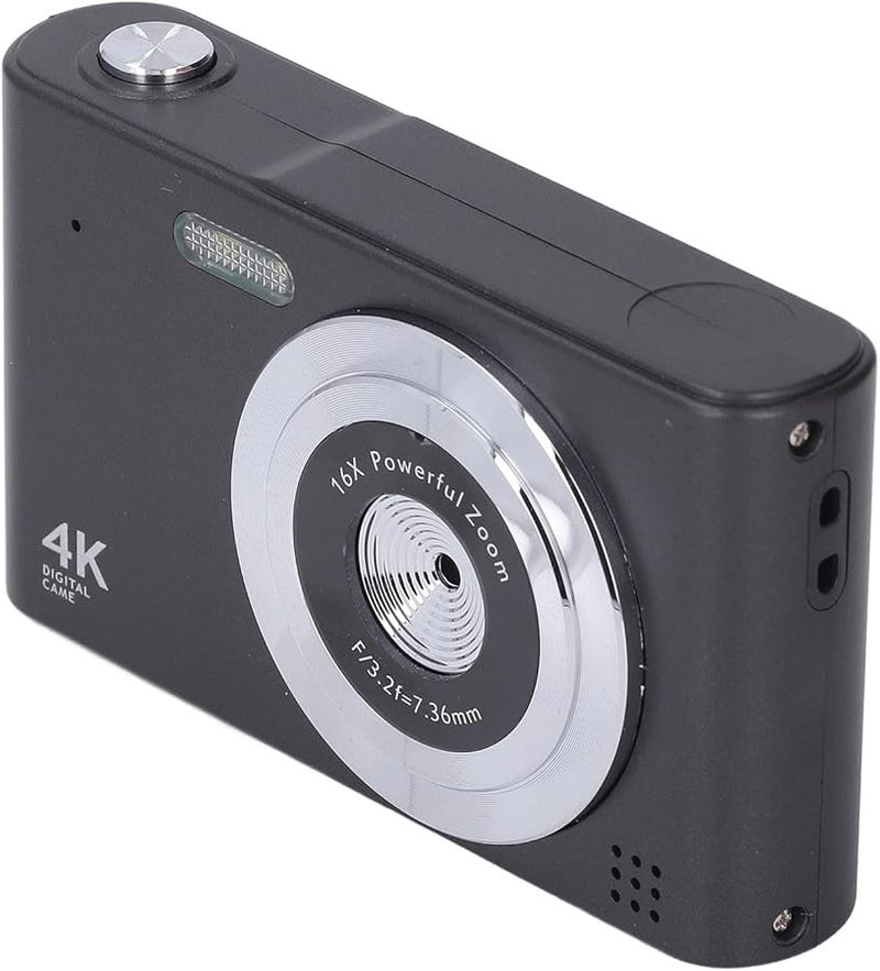 Aramox 48MP Digital Camera 16X Zoom Anti Shake Fun Filters Portable Black - Image 2