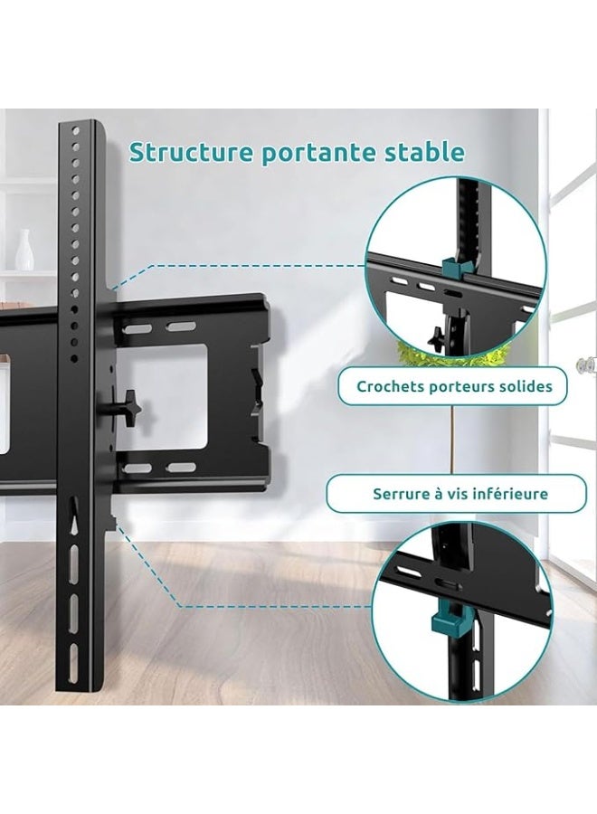 Large Heavy Universal TV Wall Mount for 60-110 Inch Screens, Up to 200 kg, Tiltable TV Wall Mount Max VESA 900 x 600 mm, Wall TV Hook 70 75 80 85 86 90 95 100 110 Inches - Image 3