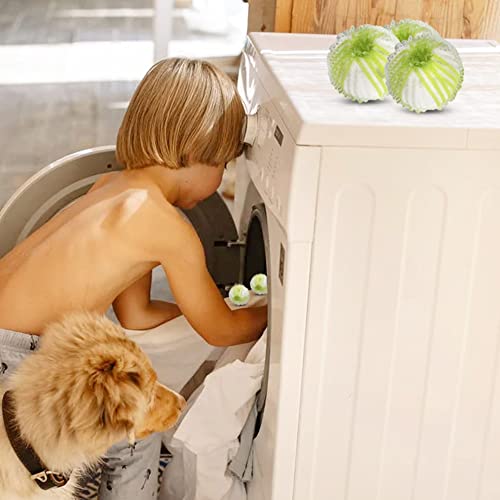 NKAM Pet Hair Remover for Laundry - 12Pcs New Upgrade Laundry Pet Hair Catcher Balls - Reusable Dryer Balls for Pet Hair, Lint Catcher for Washing Machine, Dog and Cat Lint Remover for Clothes - Image 3
